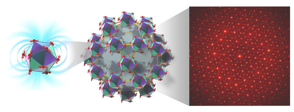 First bulk ferromagnetic icosahedral quasicrystals