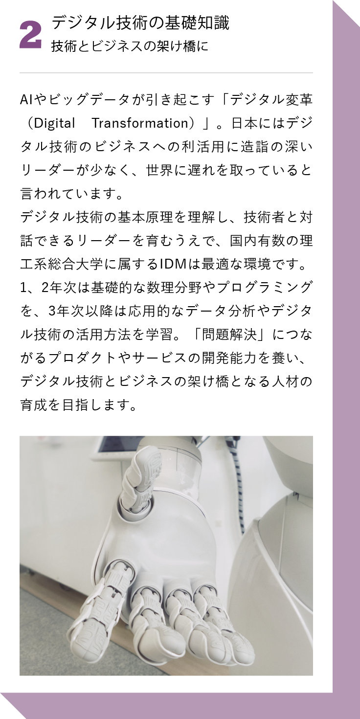 クリエイティブな経営の基礎となる4領域をバランスよく習得