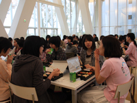 昼食風景