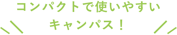 コンパクトで使いやすいキャンパス！