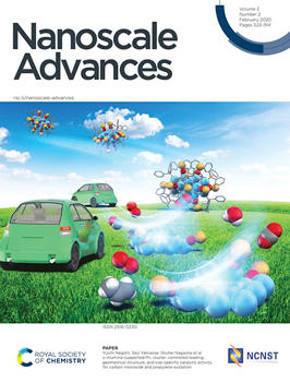本学教員らによる論文が英国王立化学会出版のNanoscale Advances誌のOutside Front Coverに選出