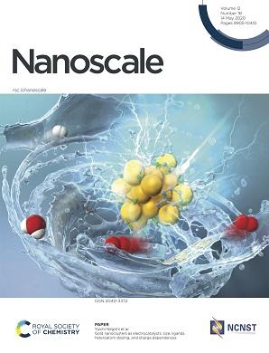 本学教員らによる総説が英国王立化学会出版のNanoscale誌のFront Coverに選出