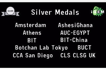 本学学生らがiGEM 2020にてSilver Medal を受賞