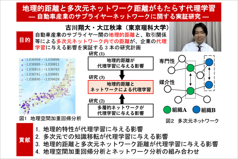 本学教員及び学生が経営情報学会 2021年度年次大会にて優秀萌芽研究賞を受賞