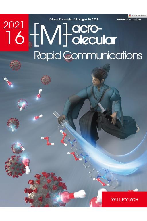 本学教員及び卒業生らの論文がWiley出版社『Macromolecular Rapid Communications』誌のBack Coverに選出