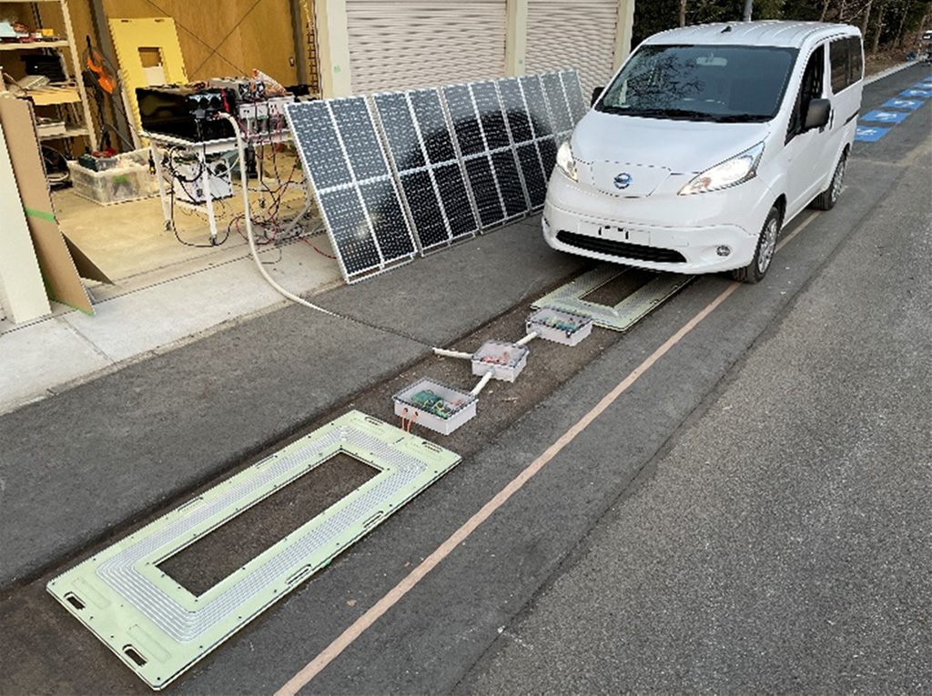 太陽光発電と走行中ワイヤレス給電を組み合わせたシステムの実車実験に成功~PV×DWPT:世界初の実車を用いたシステム開発~