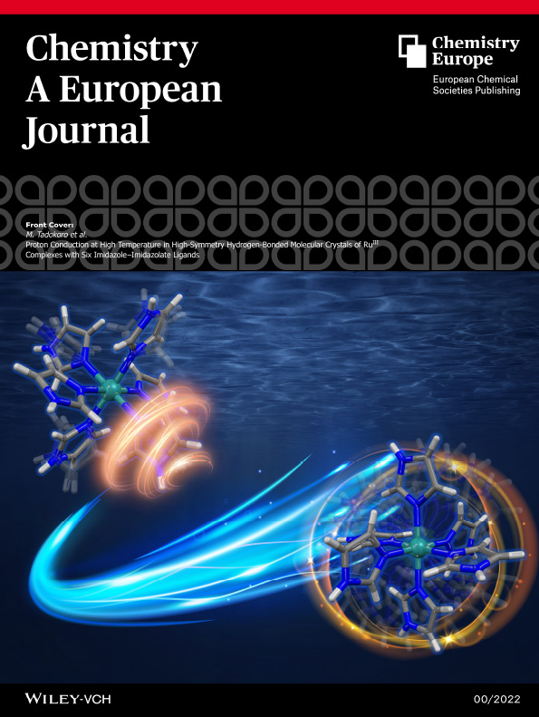 本学教員の論文が Chemistry European Journal の Front Cover および Hot Paper に選出
