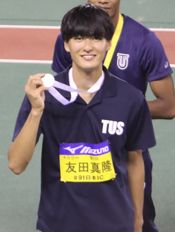 本学学生が日本学生陸上競技対校選手権大会 男子400mで2年連続入賞