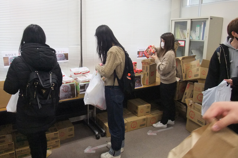 【開催報告】食料品無料配布「TUS「食」への学生応援プロジェクト」の実施について