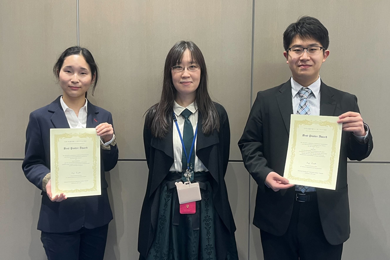 本学学生、大学院生らがNIMS先端計測シンポジウム2023においてBest Poster Awardを受賞