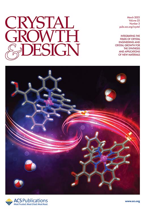 小林 文也助教、田所 誠教授及び学生らの学術論文がアメリカ化学会『Crystal Growth & Design』誌の Supplementary Journal Cover に選出