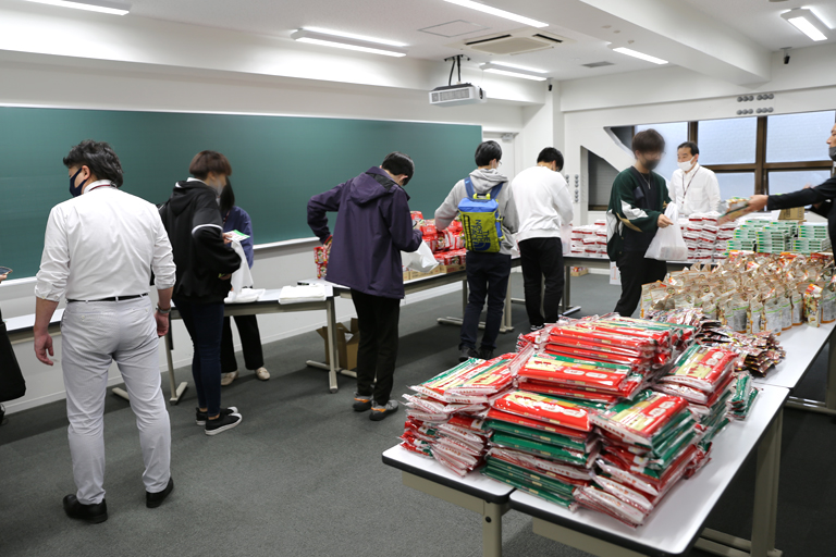 【開催報告】食料品無料配布「TUS「食」への学生応援プロジェクト」の実施について