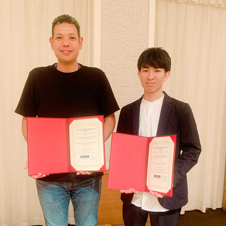 本学大学院生らが17th Asian Symposium on Visualization (ASV17)においてBest Student Presentation Awardを受賞