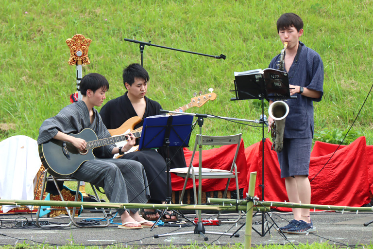 【開催報告】本学学生サークル参加の「水辺で乾杯！利根運河2023」(7/7、7/8)