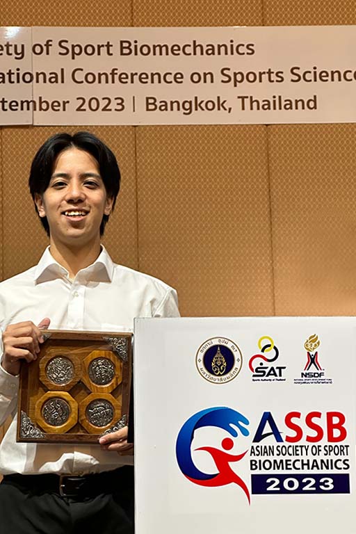 The 9th Asian Society of Sports Biomechanicsにおいて本学大学院生がOral Presentation Awardを受賞