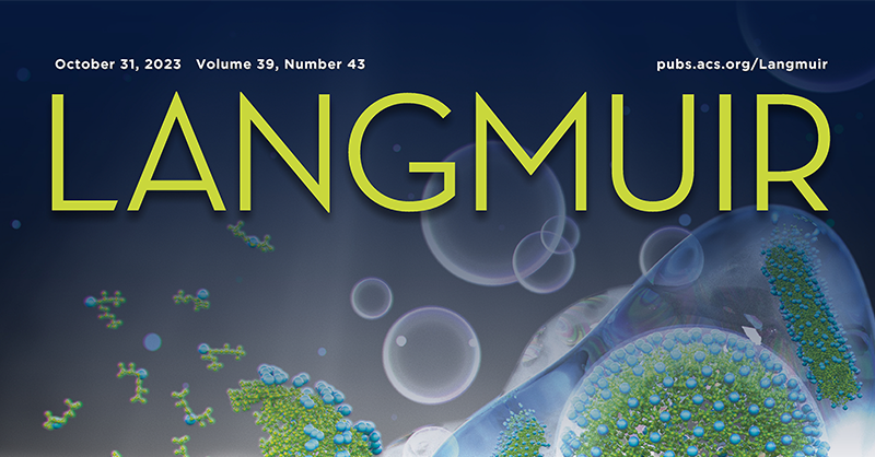矢田 詩歩助教の学術論文がアメリカ化学会発行「Langmuir」誌の