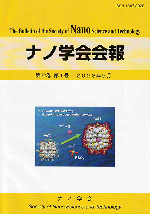 根岸 雄一教授、Sakiat Hossain助教及び本学大学院生らの解説論文が「ナノ学会会報」誌の表紙に選出