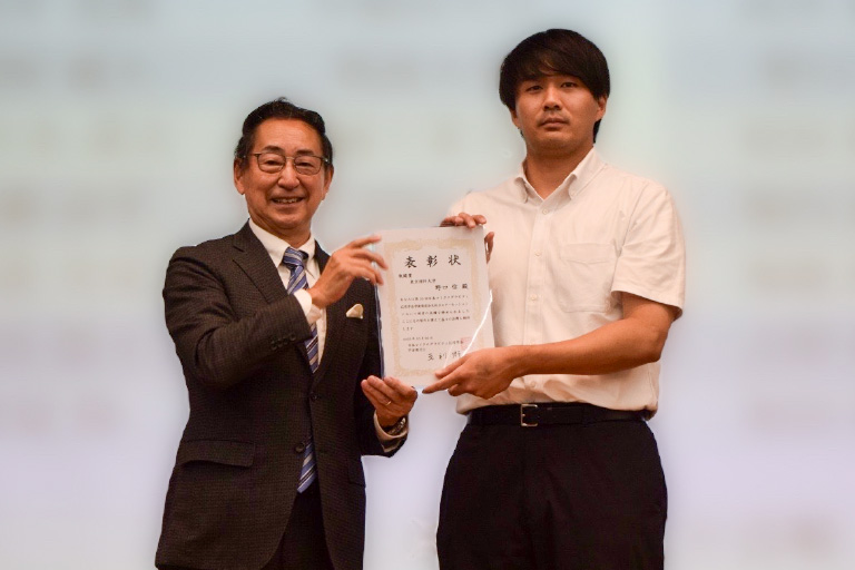 第35回日本マイクログラビティ応用学会学術講演会において本学大学院生らが毛利ポスターセッション優秀賞及び敢闘賞を受賞