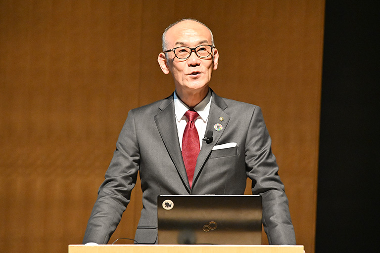 ヤマハ発動機株式会社が本学で出張授業~学生約150人にモノづくりにおけるチャレンジ精神を伝える