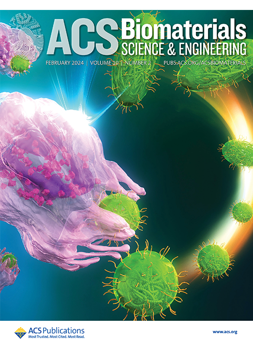 菊池 明彦教授、小松 周平助教らの論文がアメリカ化学会発行「ACS Biomaterials Science&Engineering」誌のSupplementary Coverに選出