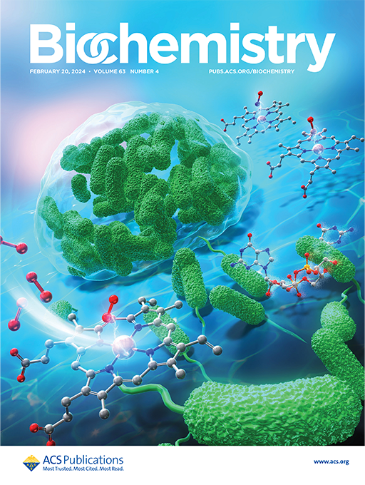 アメリカ化学会発行「Biochemistry」誌のFront CoverおよびACS Editors' Choiceに本学教員ら及び修了生の学術論文が選出