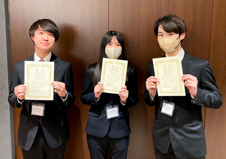 第41回高分子学会千葉地域活動若手セミナーにおいて本学大学院生及び学生らが奨励ポスター賞を受賞