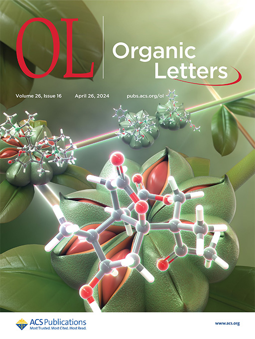 椎名 勇教授による論文がアメリカ化学会発行「Organic Letters」誌のCover Feature Articleに選出