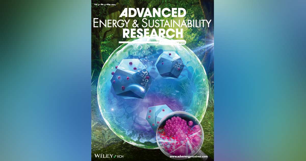 Advanced Energy And Sustainability Research Impact Factor 永田 衞男准教授及び本学修了生らの学術論文がWiley社出版「Advanced Energy & Sustainability
