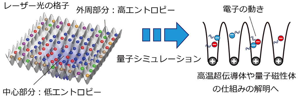 エントロピー制御による量子シミュレーターの極低温冷却法を確立 ～高温超伝導や量子磁性などの仕組みの解明に期待～