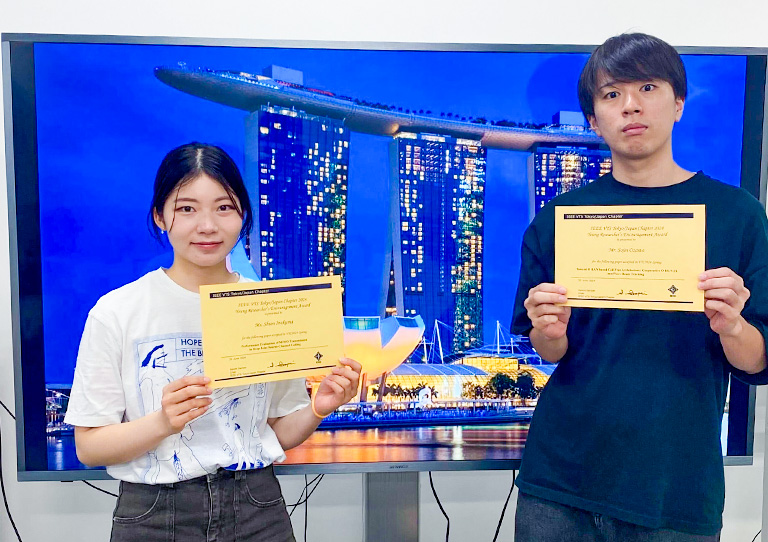 国際会議 IEEE VTC2024-Springにおいて本学大学院生らがIEEE VTS Tokyo/Japan ChapterからStudent Paper Award及びYoung Researcher's Encouragement Awardを受賞