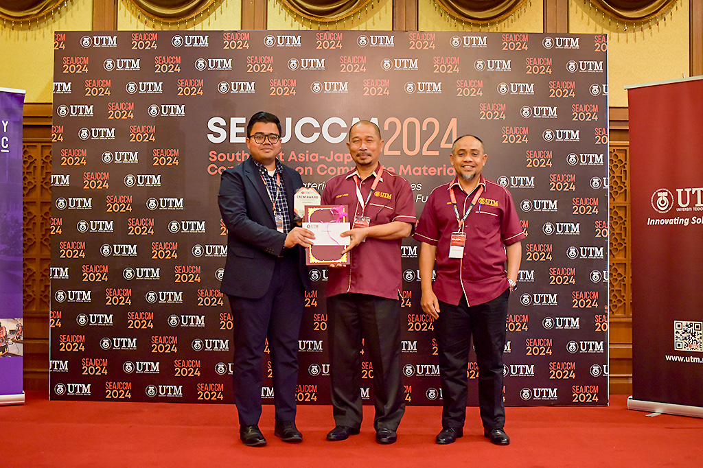 Mohammad Fikry助教がSouth East Asia-Japan Conference on Composite Materials 2024においてCACM Special Award (Best Presenter & Best Paper Award)を受賞