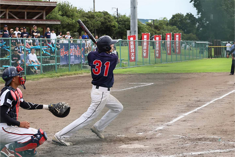 本学男子ソフトボール部が4年連続全日本大学選手権に出場しベスト16入り