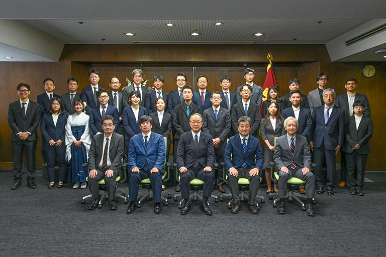 9月学位記・修了証書授与式を挙行(9/26)
