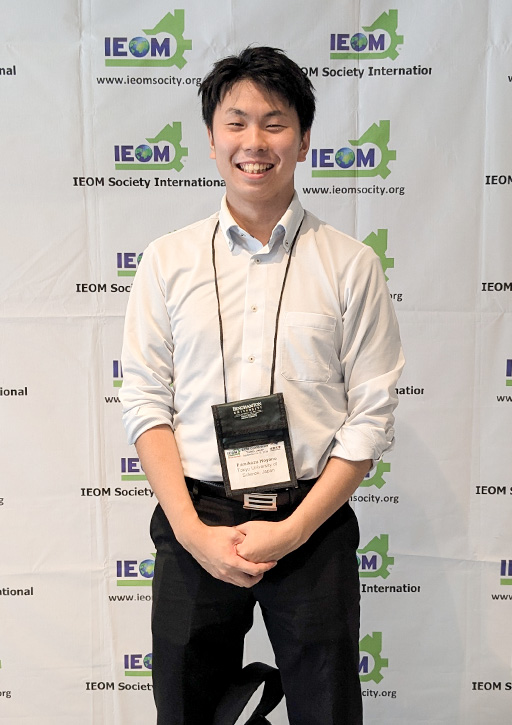 5th Asia Pacific Conference on Industrial Engineering and Operations Managementにおいて本学学生がIEOM Awardsを受賞