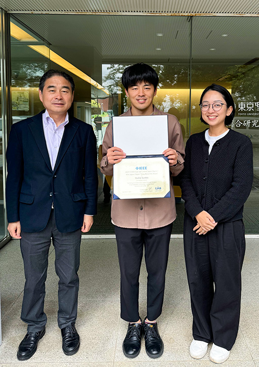 IEEE EMBS East and Central Japan Chapter / West Japan Chapterにおいて本学大学院生がYoung Researcher Awardを受賞