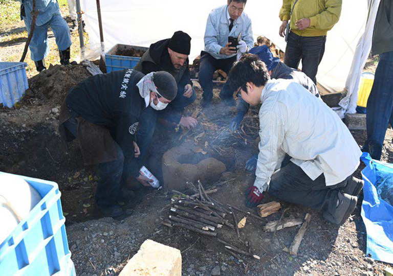 【開催報告】古代製鐵実験 野田キャンパスにて開催(12/5)