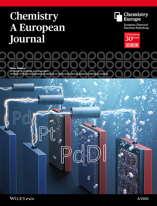 前田 啓明講師による論文が、Wiley社出版「Chemistry A European Journal」誌のCover Featureに選出