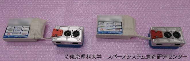 小型自律分散型環境センサー(TEM)フライトモデルの外観