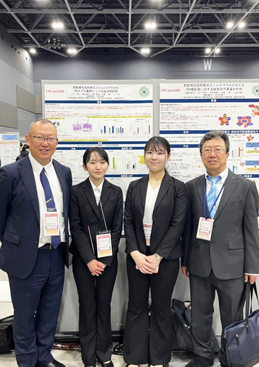 日本薬学会第145年会（福岡）において本学大学院生らが学生優秀発表賞（口頭発表、ポスター発表）を受賞
