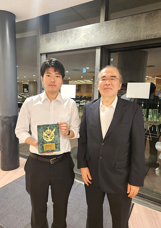映像情報メディア学会2024年年次大会において本学大学院生が第58回鈴木記念奨励賞を受賞