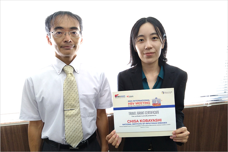 2025 International HBV Meetingにおいて本学大学院生がTravel Awardを受賞