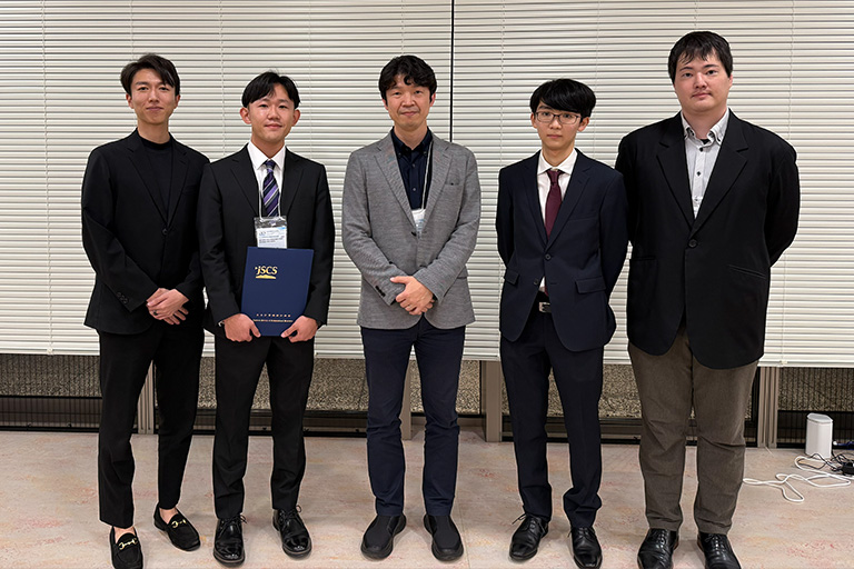 日本計算機統計学会第39回シンポジウムにおいて本学大学院生が学生研究発表賞を受賞