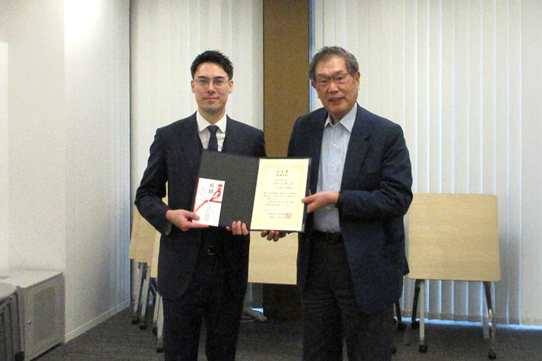 武重 レオナルド隼人助教が令和7年度 里見奨学会 研究提案表彰（里見賞）において最優秀賞を受賞