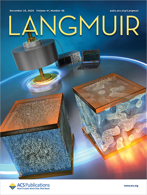 本学教員および大学院生らによる学術論文がアメリカ化学会発行「Langmuir誌」のSupplemental Coverに選出