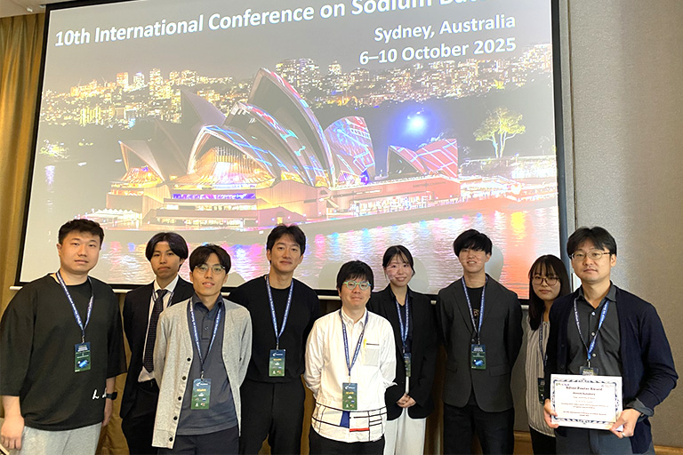 熊倉 真一准教授が10th International Conference on Sodium Batteries 2025においてSilver Poster Awardを受賞