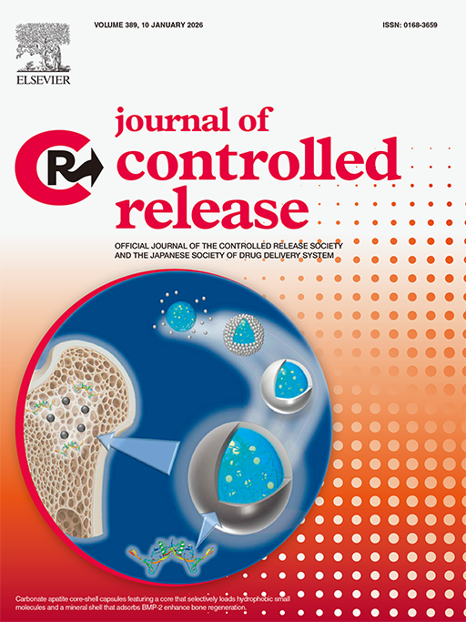 菊池 明彦教授の論文が「Journal of Controlled Release」誌のinside front coverに選出