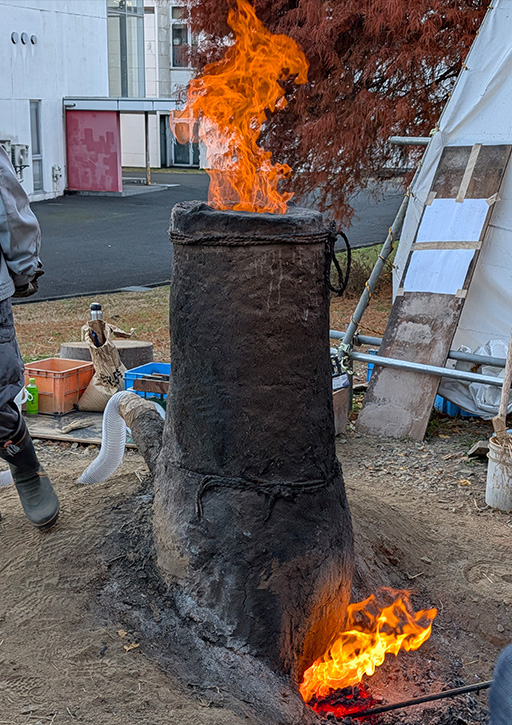 【開催報告】古代製鉄復元実験を行いました（11/29,11/30・12/6,12/7）