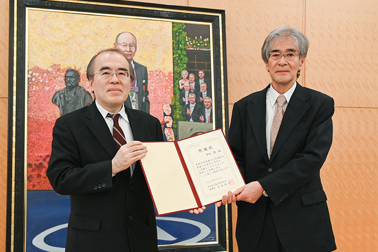 【開催報告】ノーベル賞受賞10周年記念：大村智博士肖像画お披露目式を開催