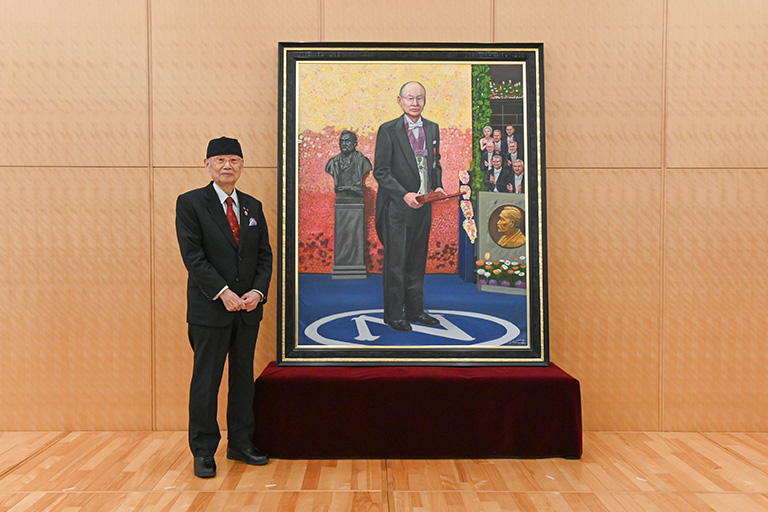 【開催報告】ノーベル賞受賞10周年記念：大村智博士肖像画お披露目式を開催
