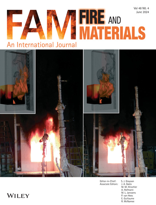 国際ジャーナル「Fire and Materials」表紙